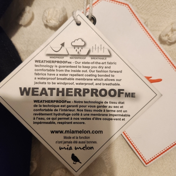 Mia Melon Long weatherproof coat - Picture 6 of 10